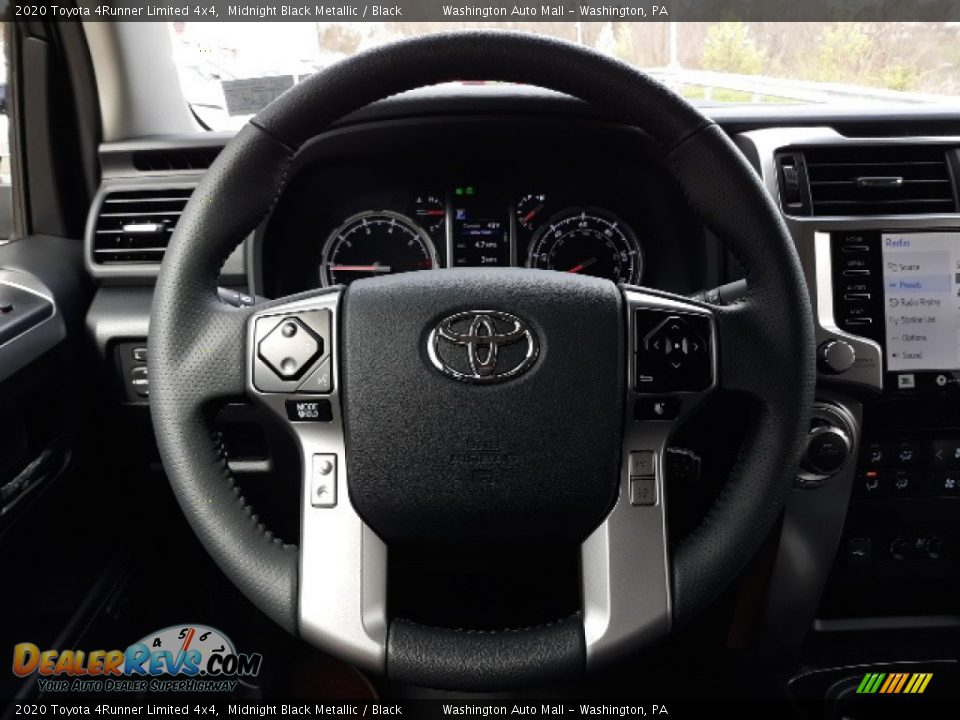 2020 Toyota 4Runner Limited 4x4 Midnight Black Metallic / Black Photo #4