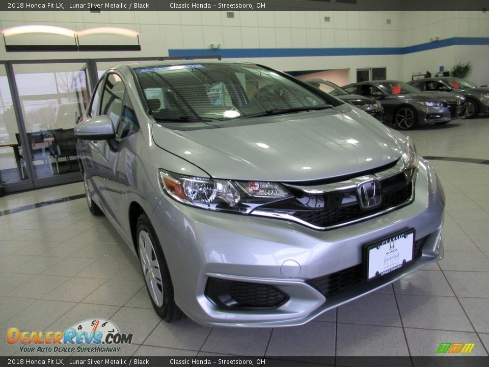 2018 Honda Fit LX Lunar Silver Metallic / Black Photo #6