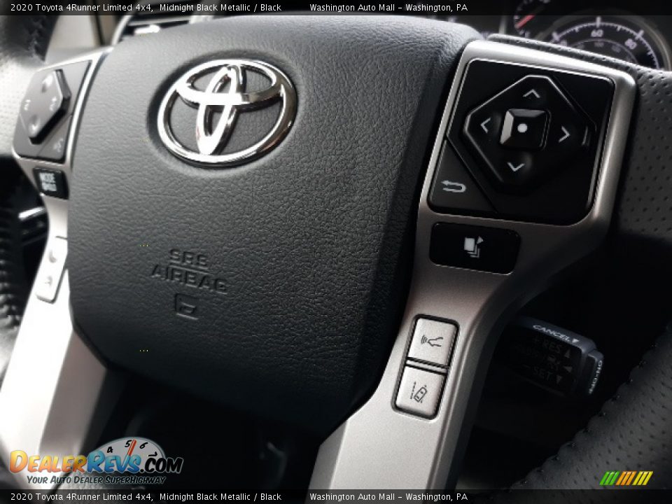 2020 Toyota 4Runner Limited 4x4 Midnight Black Metallic / Black Photo #5