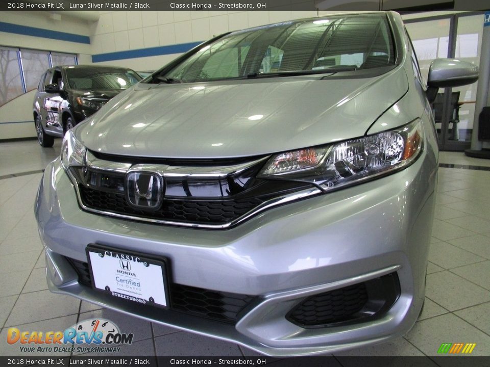 2018 Honda Fit LX Lunar Silver Metallic / Black Photo #7