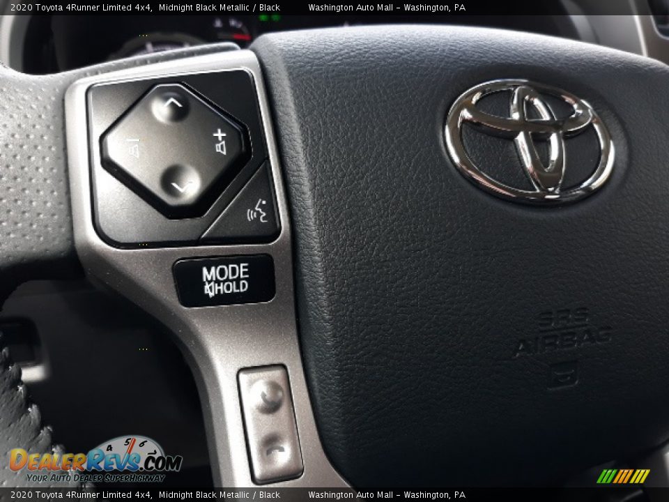 2020 Toyota 4Runner Limited 4x4 Midnight Black Metallic / Black Photo #6