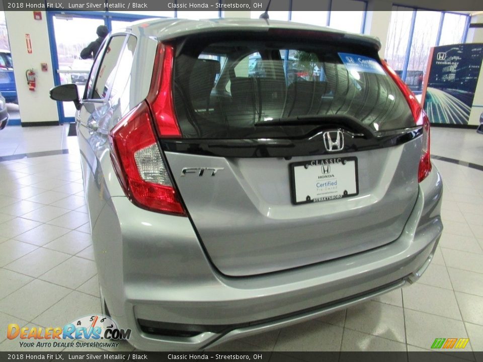 2018 Honda Fit LX Lunar Silver Metallic / Black Photo #9