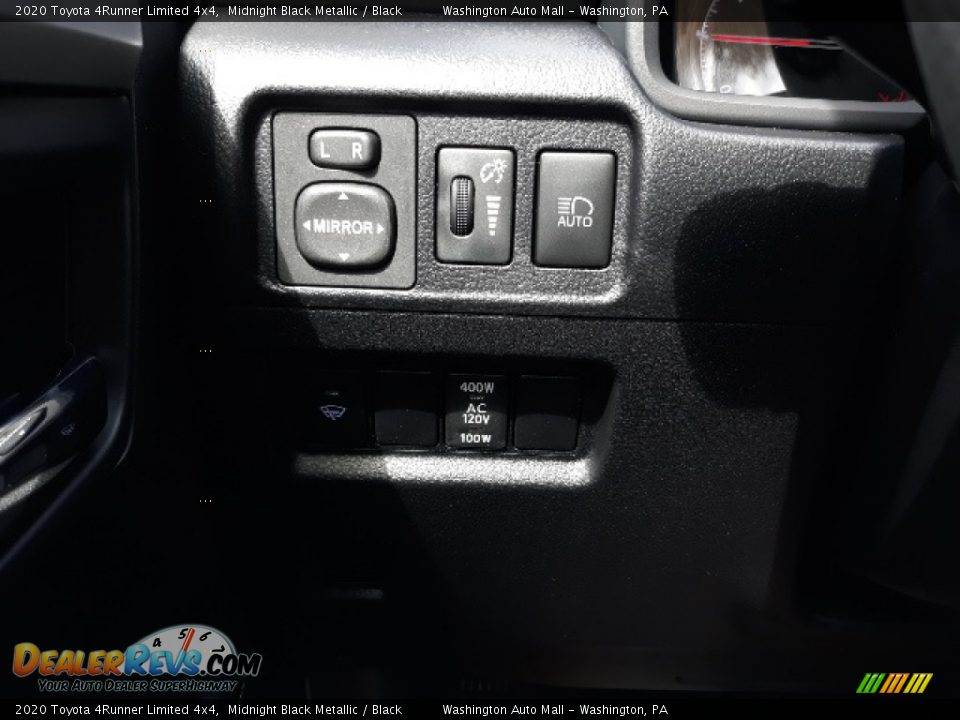 2020 Toyota 4Runner Limited 4x4 Midnight Black Metallic / Black Photo #9