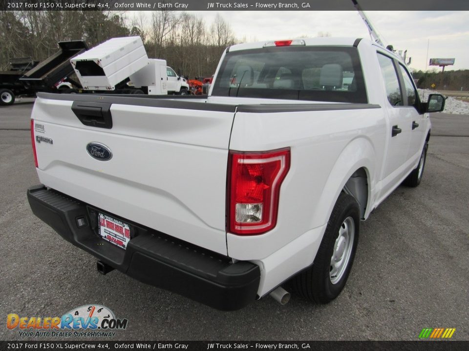 2017 Ford F150 XL SuperCrew 4x4 Oxford White / Earth Gray Photo #5