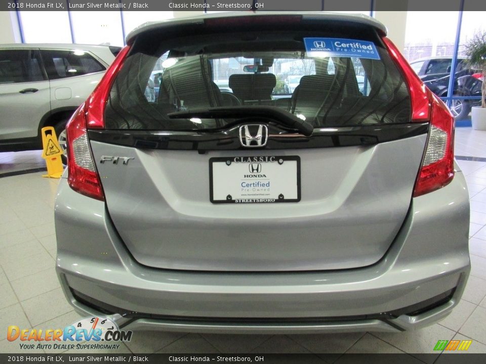 2018 Honda Fit LX Lunar Silver Metallic / Black Photo #14