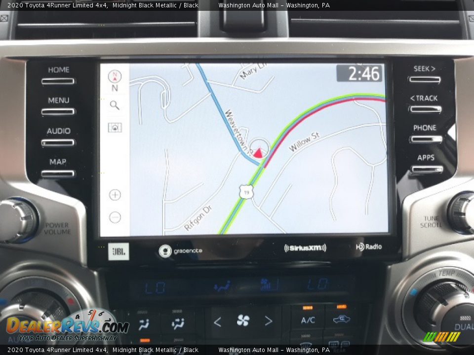 2020 Toyota 4Runner Limited 4x4 Midnight Black Metallic / Black Photo #13