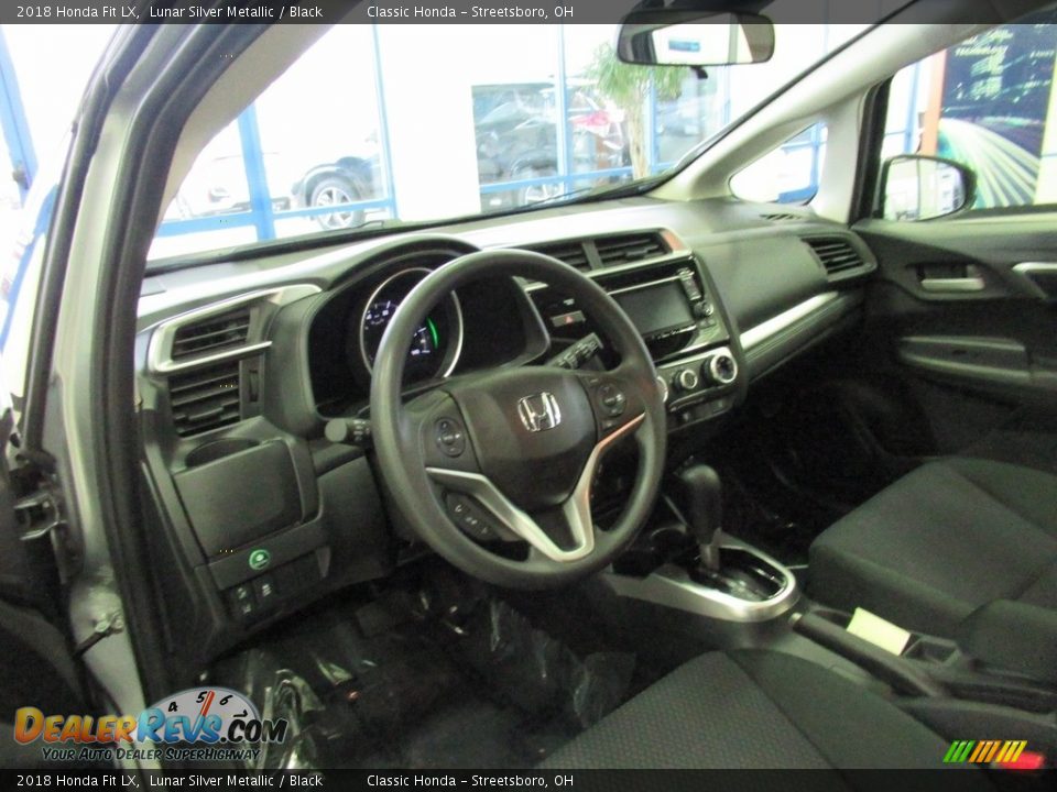 2018 Honda Fit LX Lunar Silver Metallic / Black Photo #15