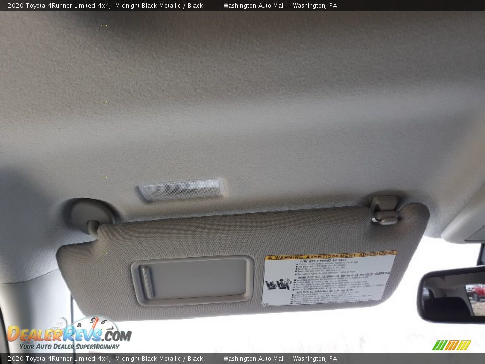 2020 Toyota 4Runner Limited 4x4 Midnight Black Metallic / Black Photo #21