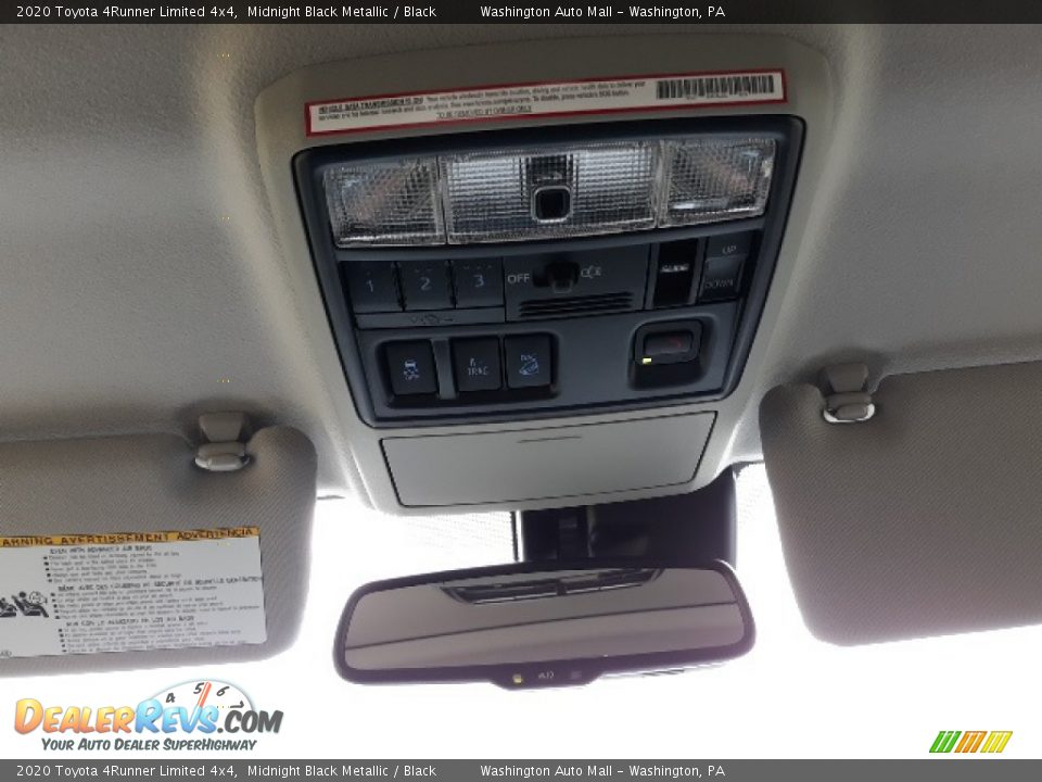 2020 Toyota 4Runner Limited 4x4 Midnight Black Metallic / Black Photo #22