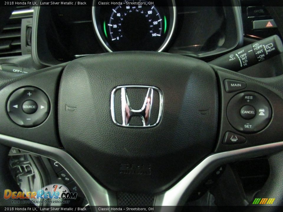 2018 Honda Fit LX Lunar Silver Metallic / Black Photo #22