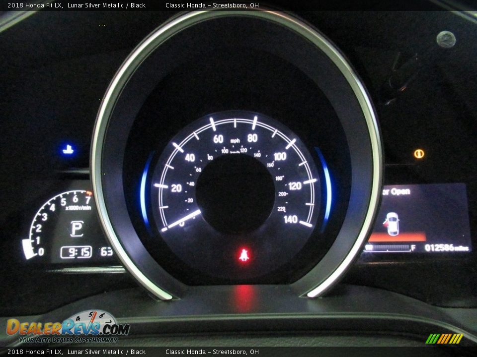 2018 Honda Fit LX Lunar Silver Metallic / Black Photo #24