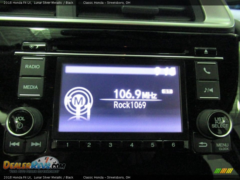 2018 Honda Fit LX Lunar Silver Metallic / Black Photo #26