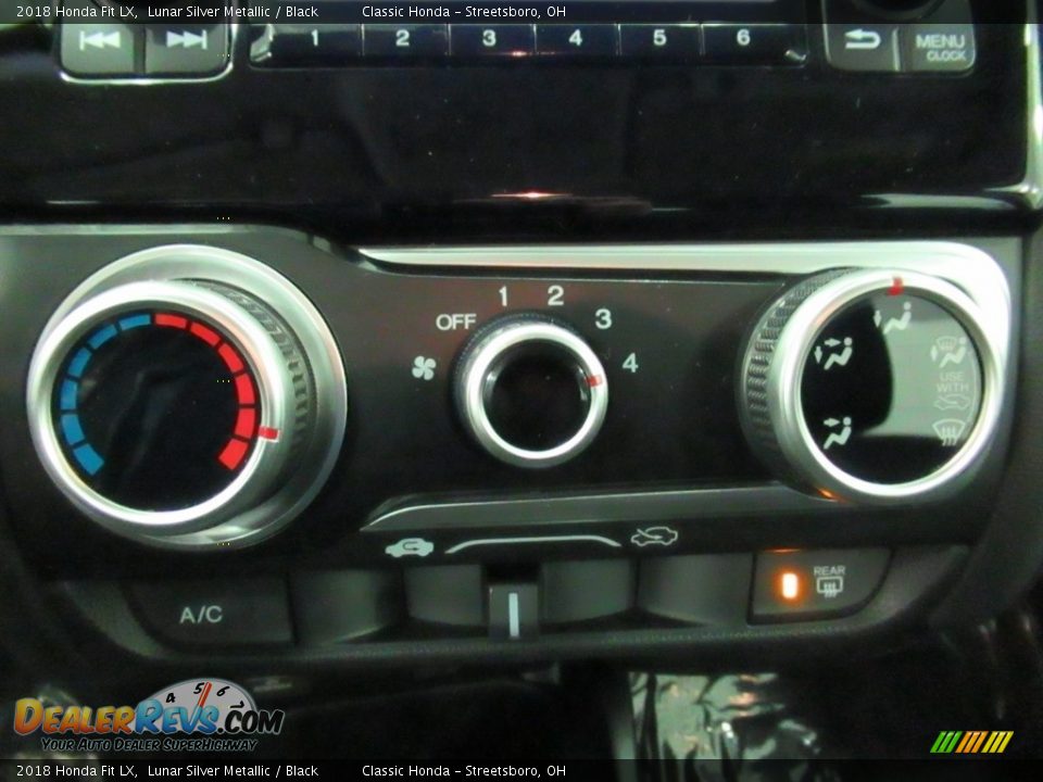 2018 Honda Fit LX Lunar Silver Metallic / Black Photo #27