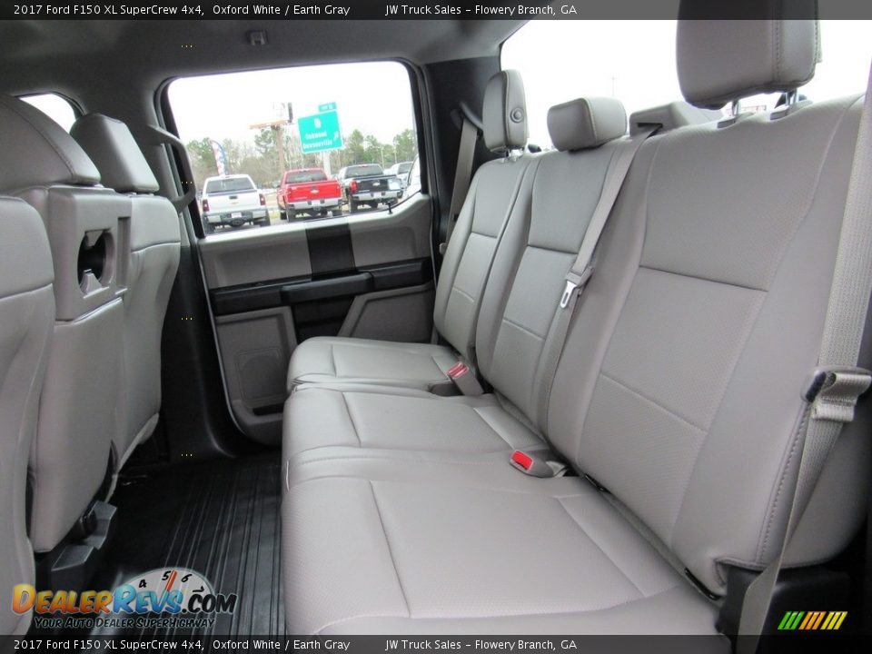 Rear Seat of 2017 Ford F150 XL SuperCrew 4x4 Photo #26
