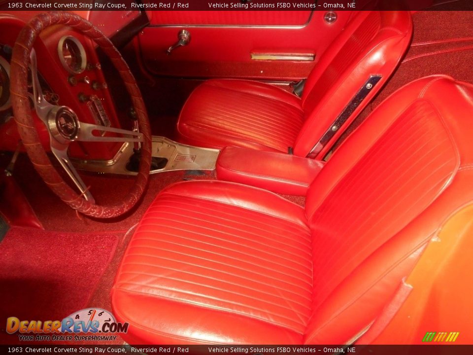 Front Seat of 1963 Chevrolet Corvette Sting Ray Coupe Photo #2