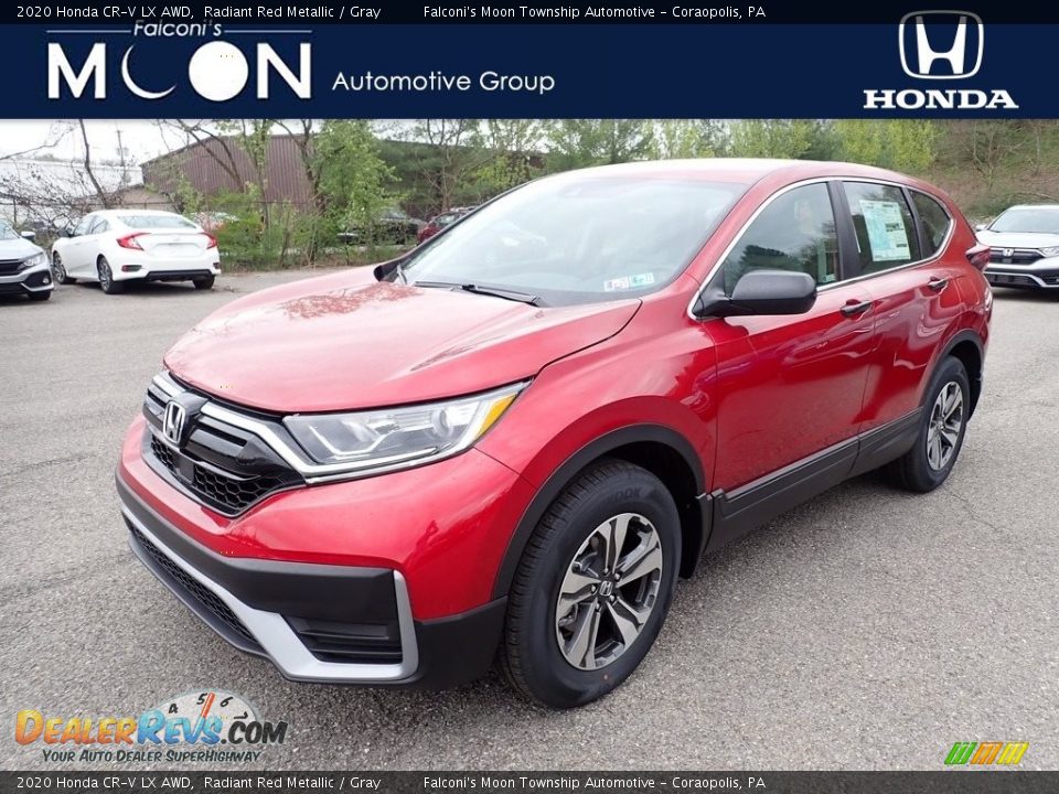 2020 Honda CR-V LX AWD Radiant Red Metallic / Gray Photo #1
