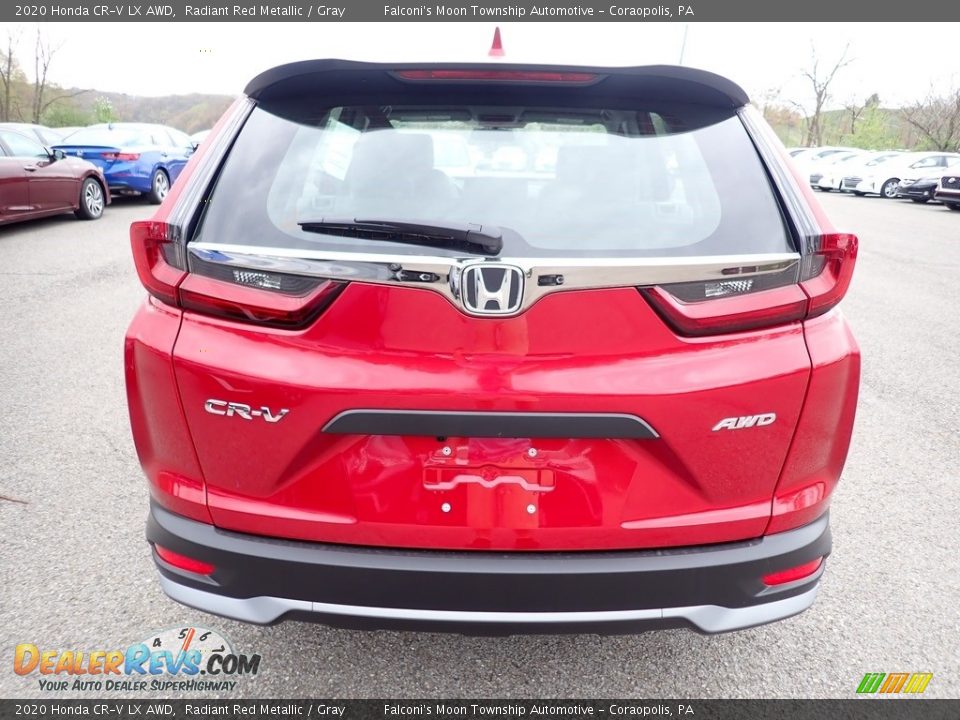 2020 Honda CR-V LX AWD Radiant Red Metallic / Gray Photo #5
