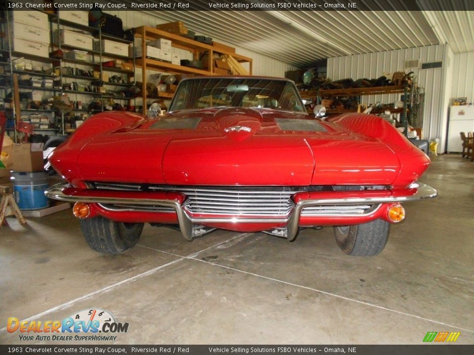 1963 Chevrolet Corvette Sting Ray Coupe Riverside Red / Red Photo #12