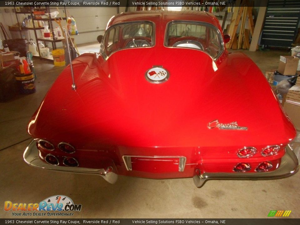 1963 Chevrolet Corvette Sting Ray Coupe Riverside Red / Red Photo #13