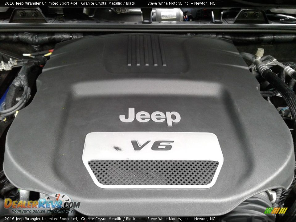 2016 Jeep Wrangler Unlimited Sport 4x4 Granite Crystal Metallic / Black Photo #9