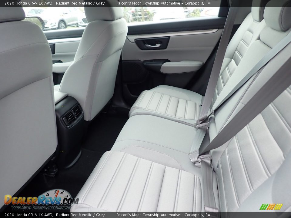 2020 Honda CR-V LX AWD Radiant Red Metallic / Gray Photo #10