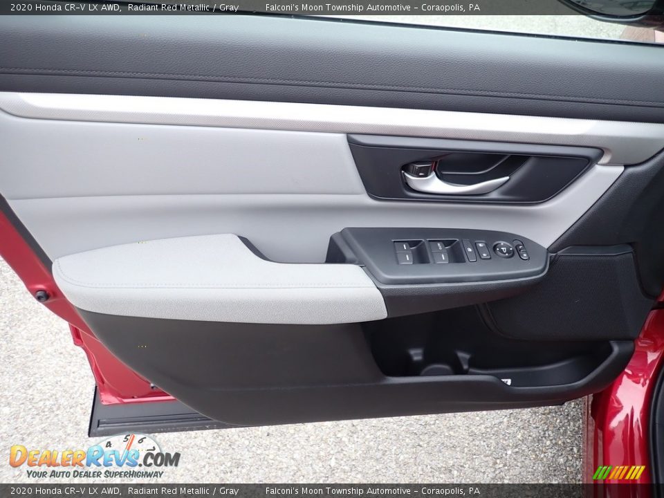 2020 Honda CR-V LX AWD Radiant Red Metallic / Gray Photo #12