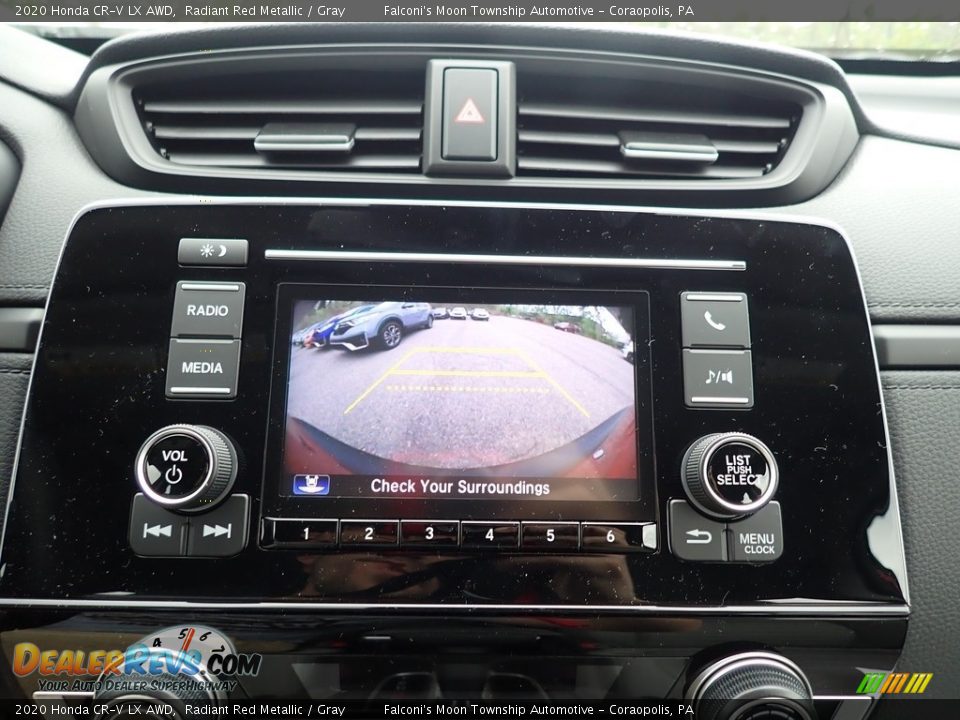 2020 Honda CR-V LX AWD Radiant Red Metallic / Gray Photo #15