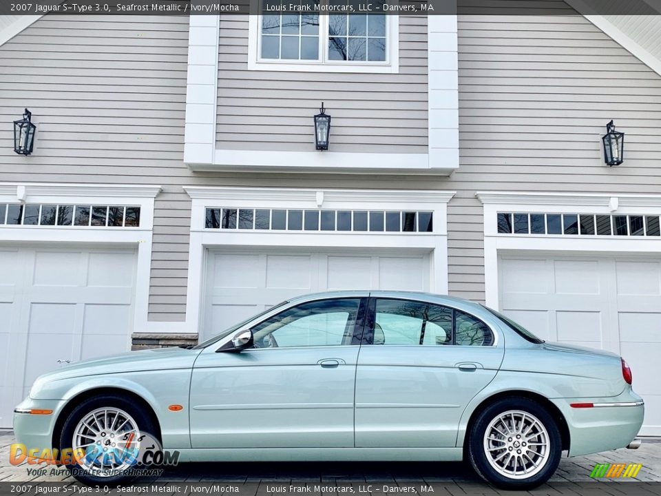 2007 Jaguar S-Type 3.0 Seafrost Metallic / Ivory/Mocha Photo #1