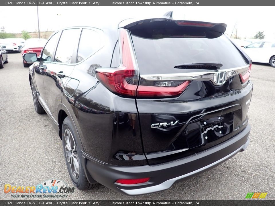 2020 Honda CR-V EX-L AWD Crystal Black Pearl / Gray Photo #3