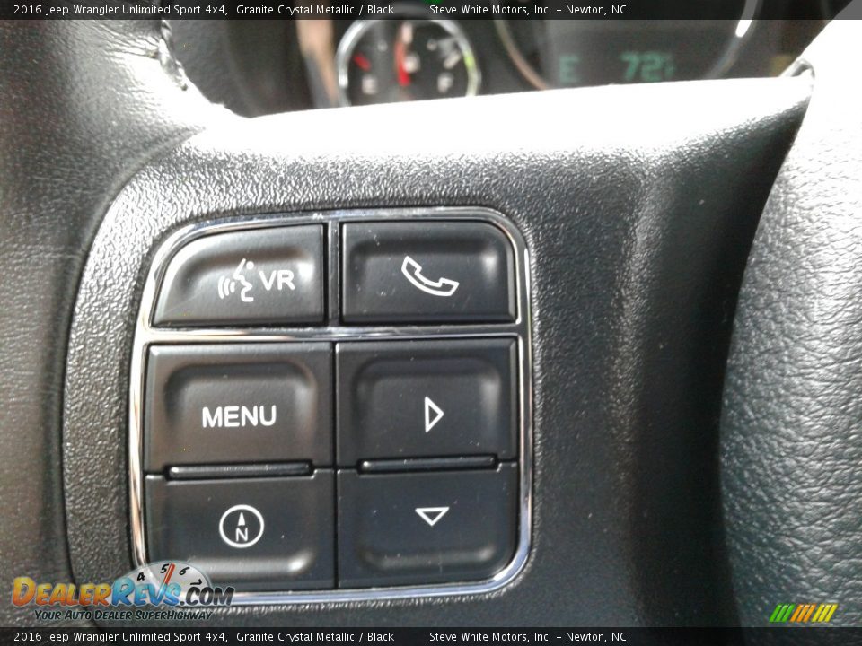 2016 Jeep Wrangler Unlimited Sport 4x4 Granite Crystal Metallic / Black Photo #18