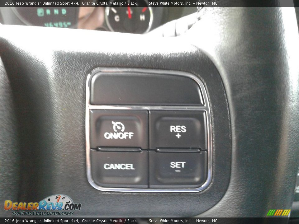 2016 Jeep Wrangler Unlimited Sport 4x4 Granite Crystal Metallic / Black Photo #19