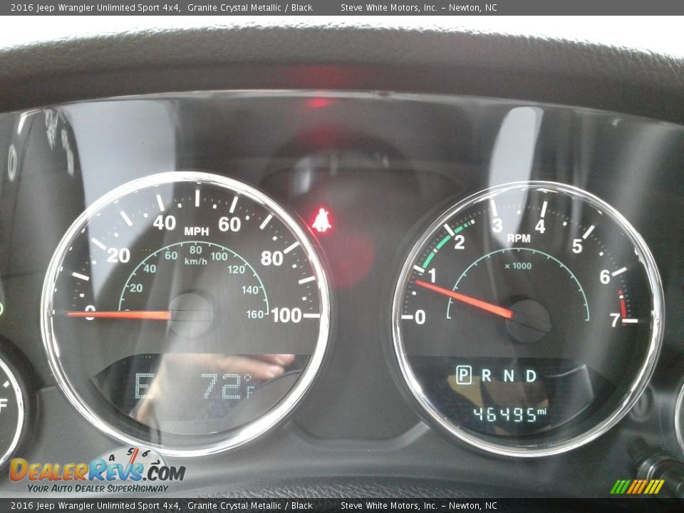 2016 Jeep Wrangler Unlimited Sport 4x4 Granite Crystal Metallic / Black Photo #20