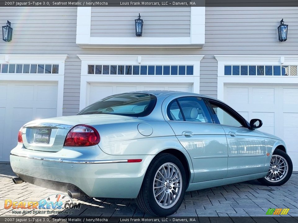 2007 Jaguar S-Type 3.0 Seafrost Metallic / Ivory/Mocha Photo #5