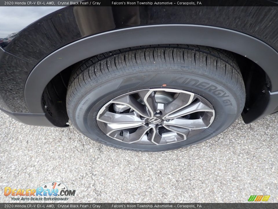 2020 Honda CR-V EX-L AWD Crystal Black Pearl / Gray Photo #7