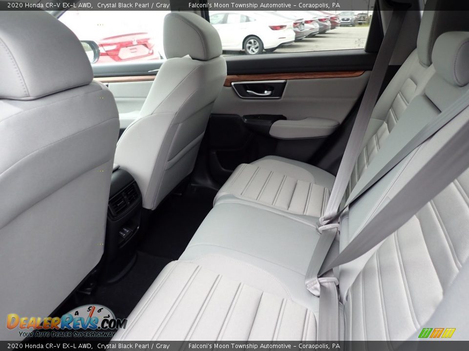 2020 Honda CR-V EX-L AWD Crystal Black Pearl / Gray Photo #9