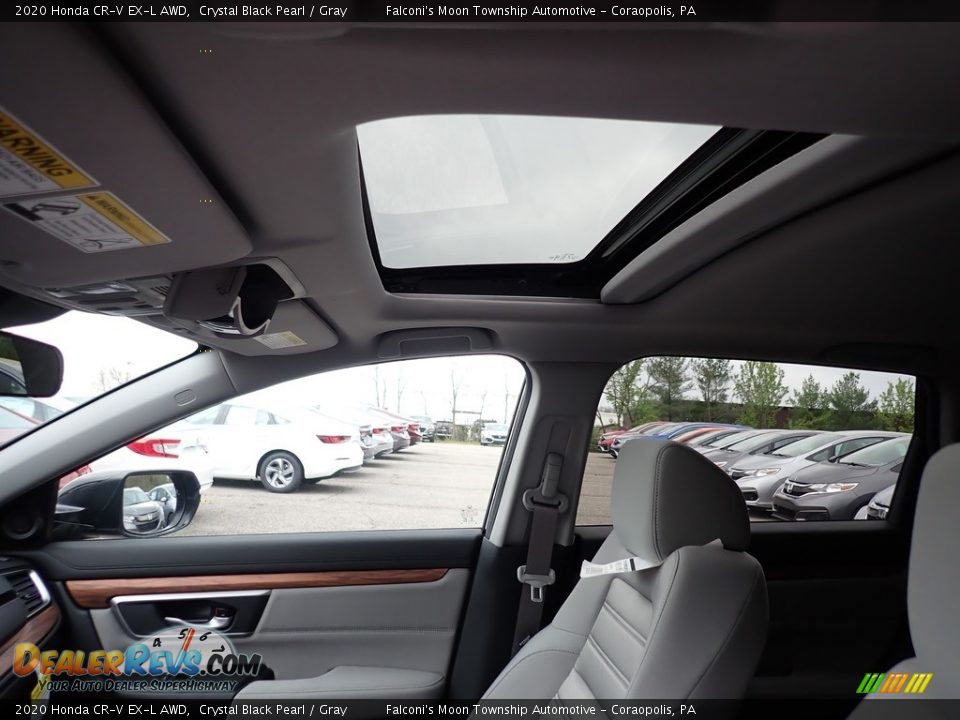 2020 Honda CR-V EX-L AWD Crystal Black Pearl / Gray Photo #13
