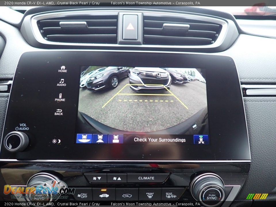 2020 Honda CR-V EX-L AWD Crystal Black Pearl / Gray Photo #15