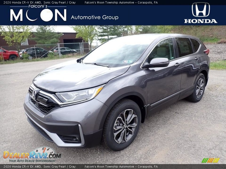 2020 Honda CR-V EX AWD Sonic Gray Pearl / Gray Photo #1