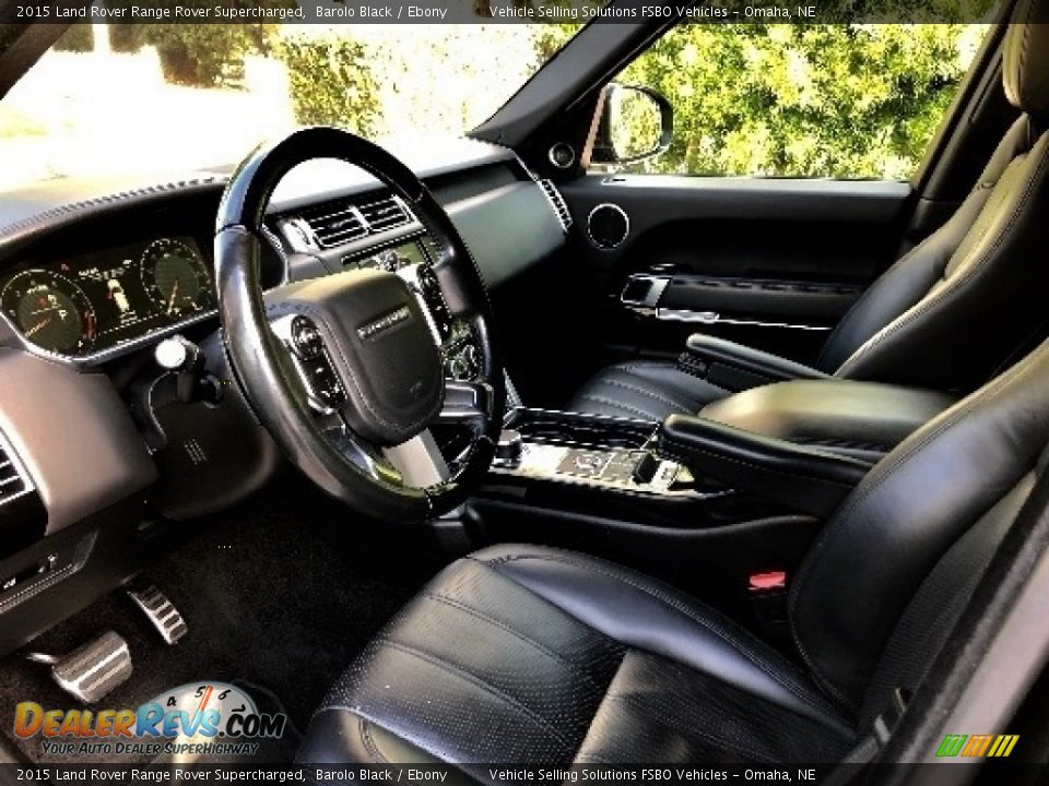 Front Seat of 2015 Land Rover Range Rover Supercharged Photo #4