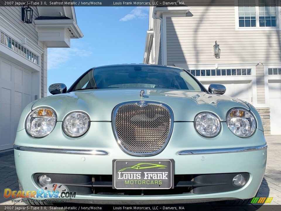 2007 Jaguar S-Type 3.0 Seafrost Metallic / Ivory/Mocha Photo #21