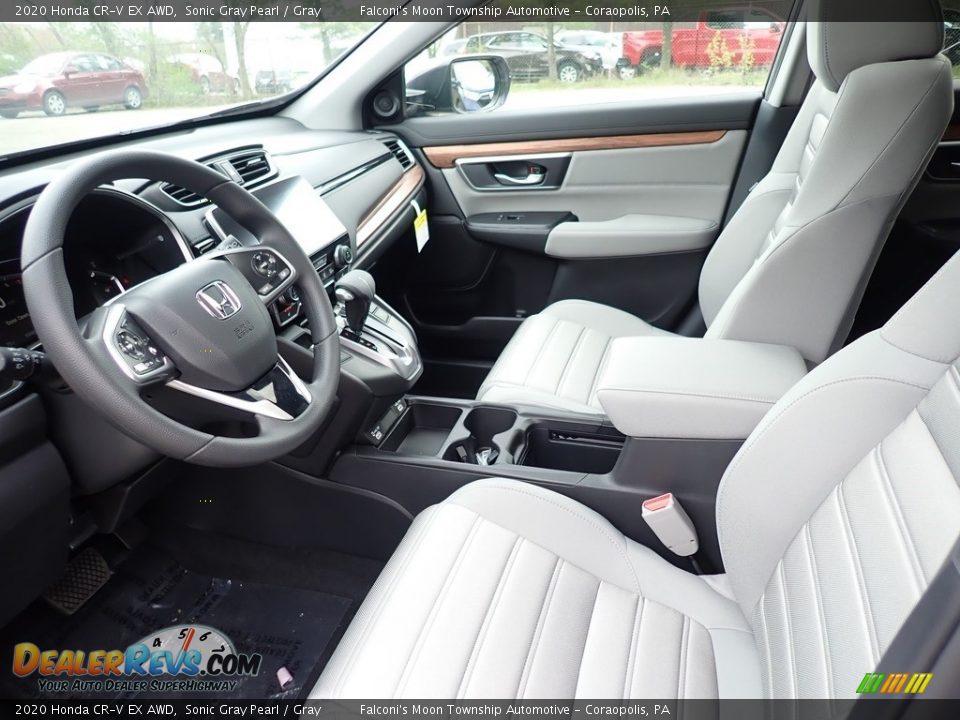 2020 Honda CR-V EX AWD Sonic Gray Pearl / Gray Photo #8
