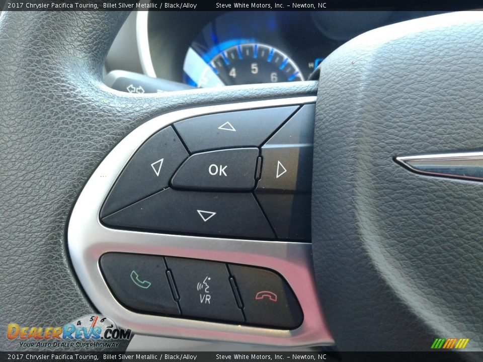 2017 Chrysler Pacifica Touring Billet Silver Metallic / Black/Alloy Photo #19