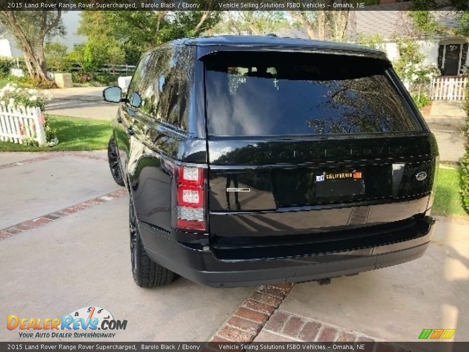 2015 Land Rover Range Rover Supercharged Barolo Black / Ebony Photo #18