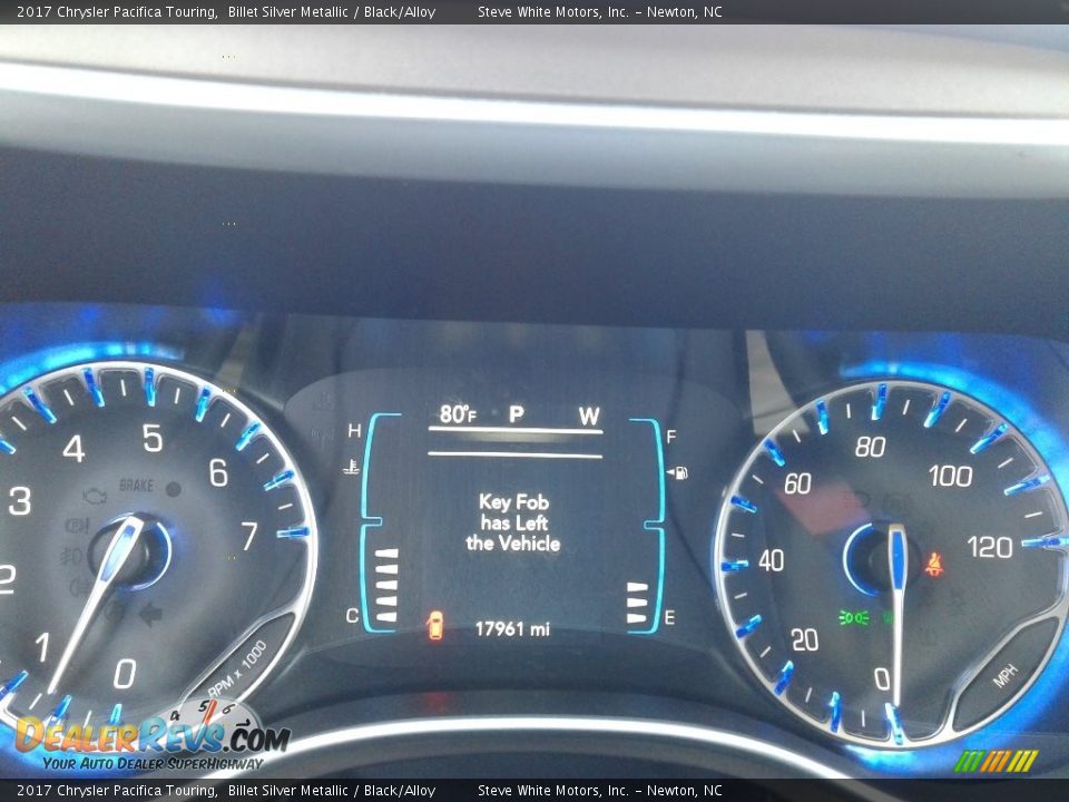 2017 Chrysler Pacifica Touring Billet Silver Metallic / Black/Alloy Photo #21