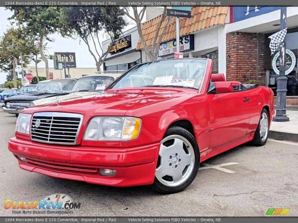 Imperial Red 1994 Mercedes-Benz E 320 Convertible Photo #8
