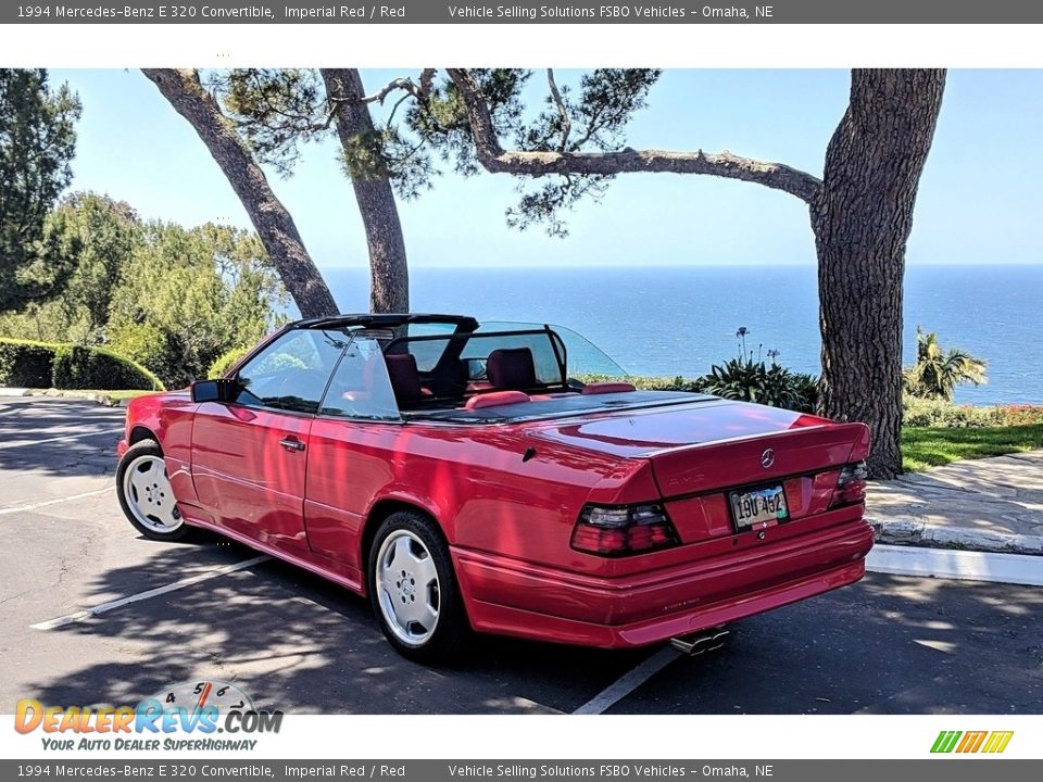 Imperial Red 1994 Mercedes-Benz E 320 Convertible Photo #9