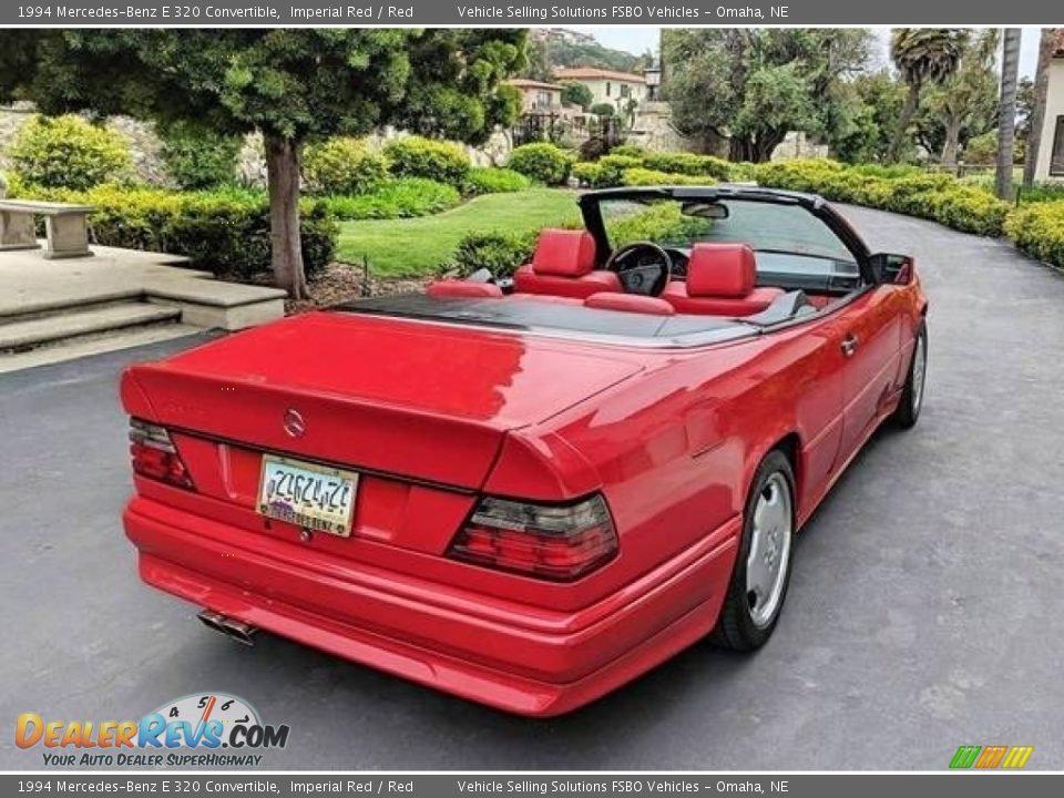 Imperial Red 1994 Mercedes-Benz E 320 Convertible Photo #10