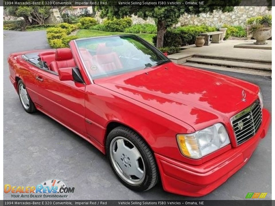 Imperial Red 1994 Mercedes-Benz E 320 Convertible Photo #11