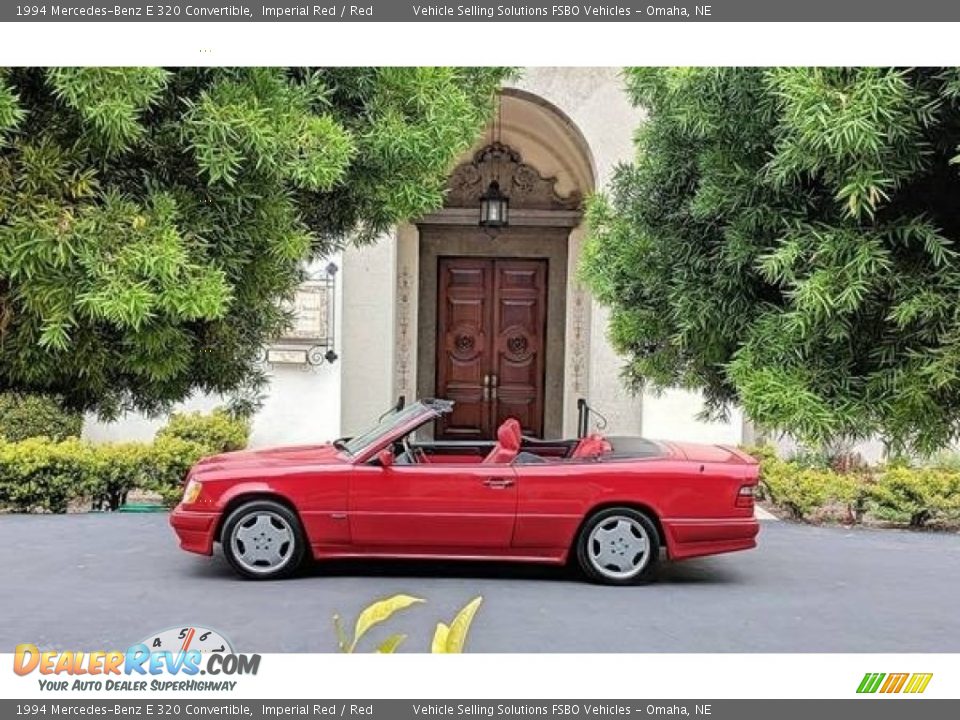 Imperial Red 1994 Mercedes-Benz E 320 Convertible Photo #12