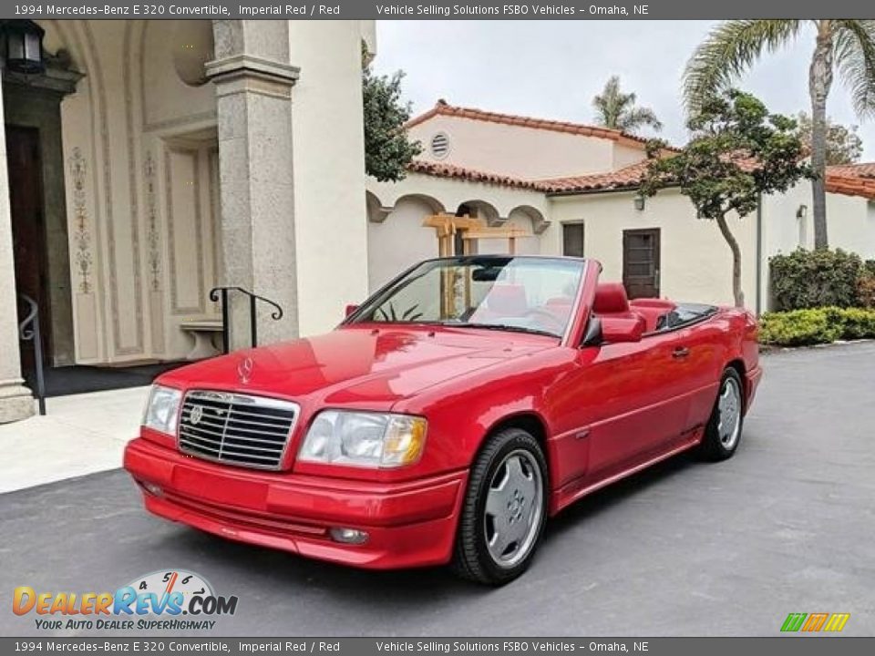 Imperial Red 1994 Mercedes-Benz E 320 Convertible Photo #13